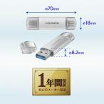 【推奨品】アイ・オー・データ機器 U3C-STD128G/S USBメモリディスク 128 シルバー U3CSTD128G/S