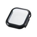 エレコム AW-25BFCGPBK アップルウォッチ カバー Apple Watch Series 11 ／ 10 42mm 10H メタリック 指紋防止 ブラック