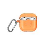 UNIQ UNIQ-AIRPODS(2024)-GLSPGCTR AIRPODS4 TPU кейс UNIQ GLASE PRO прозрачный orange 