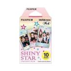 富士フイルム INSTAXMINISTARWW1 チェキ インスタントカラーフィルム instax mini 絵柄入りフレーム 「シャイニースター」 1パック（10枚入）