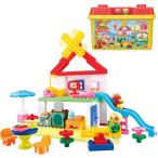 バンダイ それいけ！アンパンマン パンこうじょうと大きなおうちが作れる！ アンパンマンブロックバケツ ／3歳〜 幼児用おもちゃ ブロック