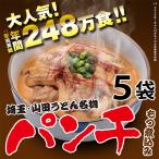 ショッピングうどん パンチ（もつ煮込み）５袋セット もつ煮 もつ鍋 豚もつ 国産 ホルモン おつまみ おかず 惣菜 冷凍食品 埼玉 名物 ギフト ポイント消化