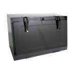 スチール工具箱750×290×320mm黒塗装