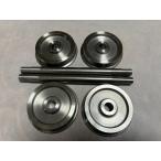 5インチゲージΦ72車輪(4枚)Φ14車軸(2本)セット