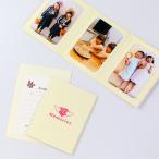  фотография картон L размер (89×127mm) 3 поверхность вертикальный Memories/enzeru Heart крем ( конверт сообщение карта имеется ) бумажный бумага фоторамка 