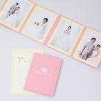  фотография картон u Эдди ng свадьба Happy Wedding/ Crown L размер (89×127mm) 4 поверхность вертикальный розовый ( конверт сообщение карта имеется ) бумажный бумага фоторамка 