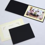  бумага фоторамка фотография картон одноцветный обложка 2L размер (127×178mm) 1 поверхность ширина черный ( сообщение карта :tsuta)