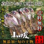 ショッピングみりん 父の日ギフト 干物 ひもの 伊豆 海産物 真あじセット 2種10品 国産 アジ  みりん干し 自家製 無添加 お歳暮 お年賀 お礼 お中元 母の日 敬老の日 ギフト