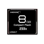HIDISC CF карта 8GB 233x Read35MB|s MLC chip установка HDCF8G233XJP3