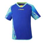 Nittaku（ニッタク） 卓球ゲームシャツ DELTO SHIRT デルトシャツブルー×ライトブルーL