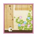 (まとめ)ヤマコー 花景色 小風呂敷 夏〔×10セット〕