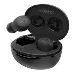 JVCケンウッド Victor HA-A6T-B ワイヤレスイヤホン Bluetooth Ver.5.4 合計23時間再生 マイク付き 小型 軽量 防水 ブラック