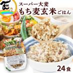 レトルト パックごはん スーパー大麦 もち麦・玄米ごはん 150g×24食 つや姫 山形県産 城北麺工 送料込
