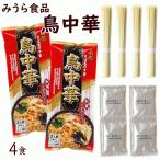 ラーメン 鳥中華 2人前×2袋 計4人前 山形 みうら食品 おためし ポイント消化 送料込