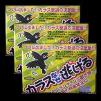 カラス撃退  カラスなぜ逃げる? 標準タイプ◎お得な3個セット カラス対策グッズ  カラス除け ベランダ ゴミ置き場　(送料無料)