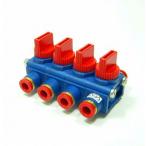 CO2分岐パーツ ADA『4連ハンドバルブ(HV-4V)』