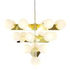 TOM DIXON（トム・ディクソン）シャンデリア PLANE LARGE CHANDELIER プレーン ブラス(要電気工事)（ランプ別売）