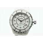 シャネル H1629 J12 ホワイトハイテクセラミック 12Pダイヤ メンズ オートマ 38mm  ...