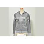 ルシアン ペラフィネ  スカル ジップアップ フーディー レディース コットン カシミヤ グレー Sサイズ【正規品】