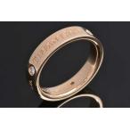 ティファニー TIFFANY&Co フラット バンドリング 3Pダイヤ K18PG ピンクゴールド #8.5【美品】