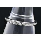 ティファニー ウェディング バンドリング ハーフサークル 17Pダイヤモンド PT950 プラチナ #8.5【美品】