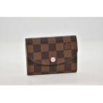 ヴィトン ダミエ ポルトモネ ロザリ 小銭入 カードケース 名刺入 ローズバレリーヌ N64423【美品】