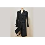 ショッピングBURBERRY バーバリー BURBERRY トレンチコート レディース ブラック ノヴァチェック FR072-620-09 #38
