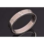 カルティエ ラブリング スモールモデル ミニラブリング K18WG ホワイトゴールド #51【美品】