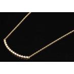 アーカー AHKAH ビリーブユー ネックレス ショート K18YG イエローゴールド ダイヤモンド 0.07ct