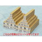 お名前スタンプセット(耐油ゴム製)_7本組