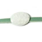 帯留京七宝着物用帯のアクセントに白...