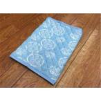 【在庫処分】キョーエー 超ひんやりジャガード枕パッド レース調柄 超冷感(Feel Cool) 45×55cm BL 爆買
