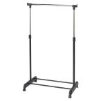 ドウシシャ シングルハンガー [ハンガー ラック コート 洋服掛け スリム] NGHS-81BK ブラック