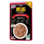 アイシア(AIXIA) 黒缶パウチ 15歳頃からのまぐろとかつお [キャットフード 猫用 ウェットフード 総合栄養食 ゼリータイプ 高齢猫] 70g 爆買