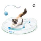 猫壱(necoichi) キャット電動トイ クリア [ペット用品 猫用おもちゃ スケルトン 遊ぶ USB充電式] 爆買