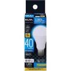 朝日電器 ELPA(エルパ) LED電球 ミニクリプトン球形 E17 40W形 昼光色 1個 [照明 ライト 密閉型器具対応 屋内用] LDA4D-G-E17G4103