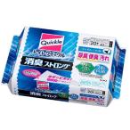 花王 トイレクイックル 消臭ストロング [掃除 シート 消臭 除菌 便器 床 トイレに流せる] つめかえ用 20枚