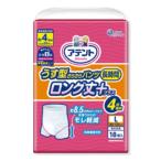 大王製紙 アテント うす型さらさらパンツ長時間ロング丈プラス 4回吸収 [介護用品 排泄ケア パンツタイプ] Lサイズ 18枚(医療費控除対象品) 爆買