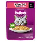 マースジャパン カルカン パウチ 海の幸ミックス まぐろ・かつお・ほたてだし入り [キャットフード 成猫用 ウェット 総合栄養食] 60g 爆買