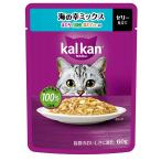 マースジャパン カルカン パウチ 海の幸ミックス まぐろ・白身魚・ほたてだし入り [キャットフード 成猫用 ウェット 総合栄養食] 60g 爆買