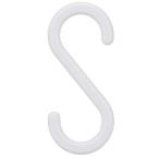 レック S字フック 小 白色 6個入 [家庭用品 吊るす 収納 タオル掛け パイプ棚] H00501 爆買