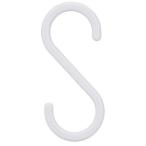 レック S字フック 大 白色 [家庭用品 吊るす 収納 タオル掛け パイプ棚] H00502 爆買