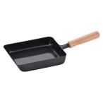 ショッピング鉄玉子 和平フレイズ 【IH対応】千歳 鉄 木柄玉子焼 [14×18cm] CS-013