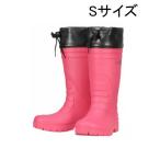カジメイク No.6432 エアーラバーブーツW [長靴 レディース 女性用 レインブーツ 軽量 完全防水 柔らかい] Sサイズ ローズ