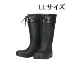 カジメイク No.6433 エアーラバーブーツ M [長靴 メンズ 男性用 レインブーツ 軽量 完全防水 柔らかい] LLサイズ ブラック 爆買