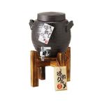 イズミ 黒陶釉吹 焼酎サーバー 1.8L 6971