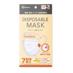 アイリスオーヤマ ディスポーザブル プリーツマスク 学童サイズ 7枚入り [マスク 不織布 風邪 花粉 ウイルス こども] 20PN-7PG