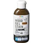 アサヒペン 水性WOODジェルステイン 120ml [水性塗料 ジェルタイプ 半ツヤ 木部 UVカット 屋内 屋外] ウォルナット 爆買