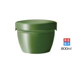 アスベル ランタスカフェ丼ランチ カーキー 800ml [弁当箱 ランチボックス 保温 保冷 抗菌 2段構造 食洗機 レンジ対応] HLB-CD800S