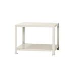 ショッピングスチールラック キタジマ スチールラック スマートラック 白 2段【北海道・沖縄・離島配送不可】【時間帯指定不可】【同梱不可】 NSTR-036 幅600mm 【C】【代引不可】